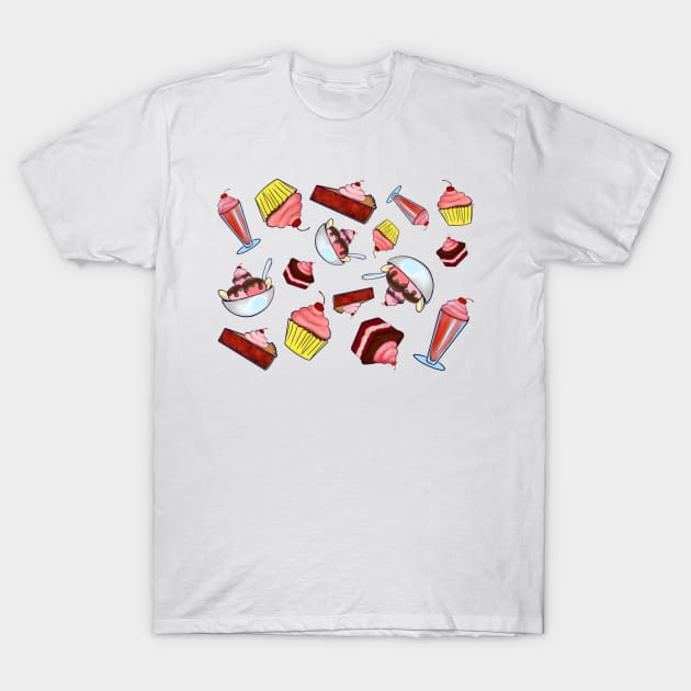 Cherries on everything! T-Shirt by theerraticmind